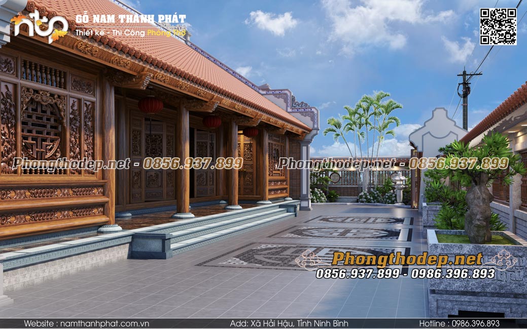 Thiết kế nhà gỗ 5 gian Bắc Bộ